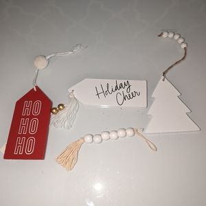 ~Christmas wooden tags